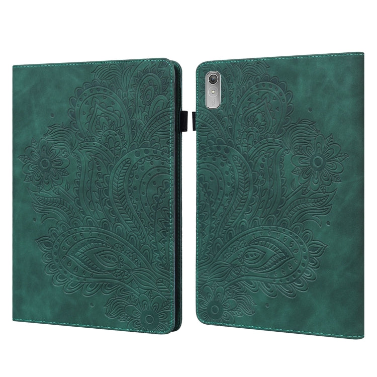 Custodia per tablet in pelle con motivo in rilievo pavone, For Lenovo Tab M8 4th Gen TB-300FU, For Lenovo Tab P11 Gen 2, For Lenovo Tab P11 Pro Gen 2, For Huawei MatePad SE 10.4 2022