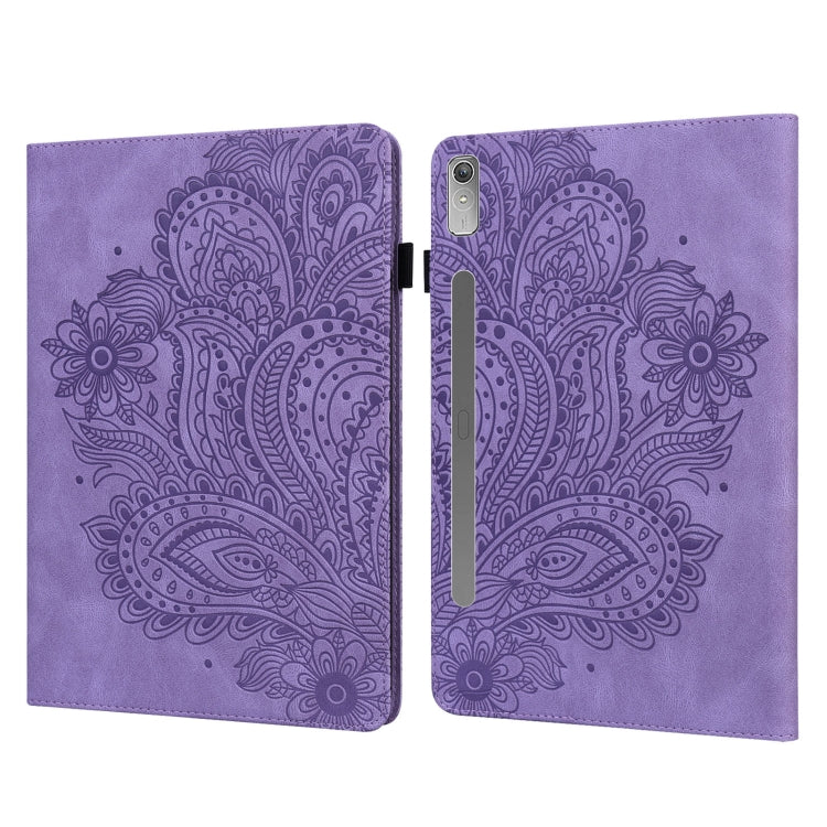 Custodia per tablet in pelle con motivo in rilievo pavone, For Lenovo Tab M8 4th Gen TB-300FU, For Lenovo Tab P11 Gen 2, For Lenovo Tab P11 Pro Gen 2, For Huawei MatePad SE 10.4 2022
