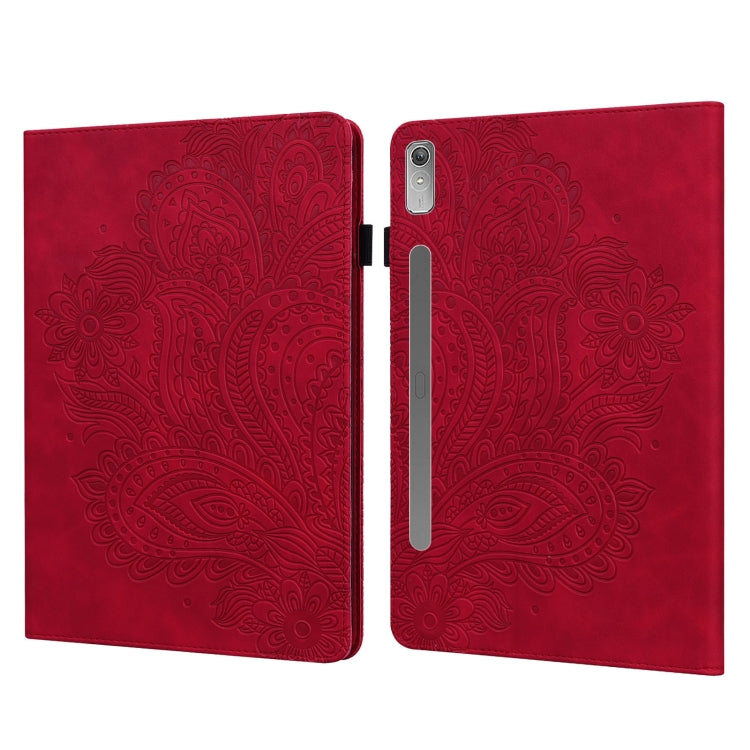Custodia per tablet in pelle con motivo in rilievo pavone, For Lenovo Tab M8 4th Gen TB-300FU, For Lenovo Tab P11 Gen 2, For Lenovo Tab P11 Pro Gen 2, For Huawei MatePad SE 10.4 2022