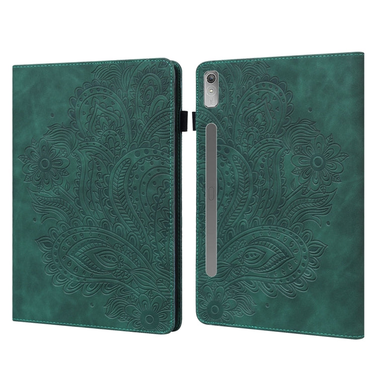 Custodia per tablet in pelle con motivo in rilievo pavone, For Lenovo Tab M8 4th Gen TB-300FU, For Lenovo Tab P11 Gen 2, For Lenovo Tab P11 Pro Gen 2, For Huawei MatePad SE 10.4 2022