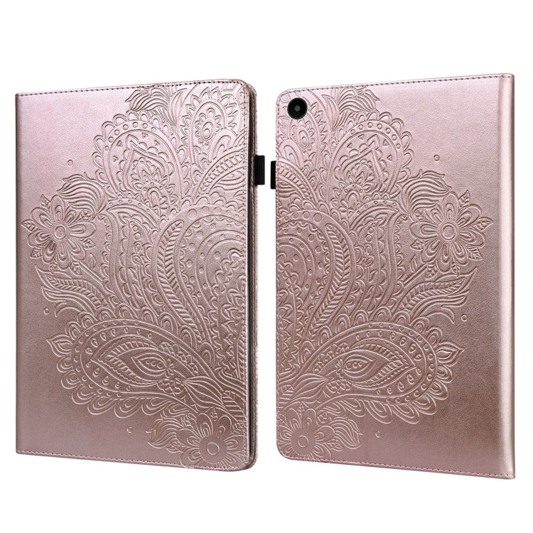 Custodia per tablet in pelle con motivo in rilievo pavone, For Lenovo Tab M8 4th Gen TB-300FU, For Lenovo Tab P11 Gen 2, For Lenovo Tab P11 Pro Gen 2, For Huawei MatePad SE 10.4 2022