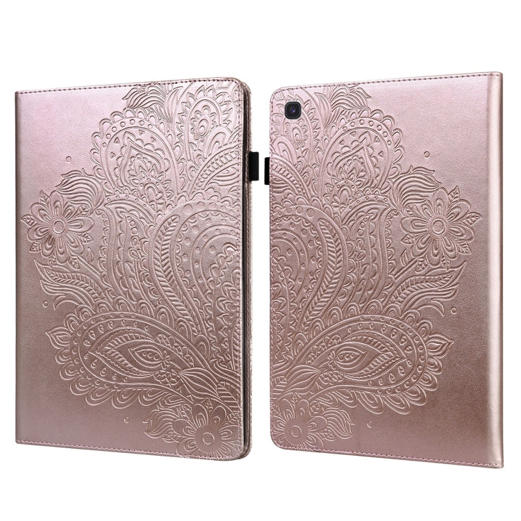 Custodia per tablet in pelle con motivo in rilievo pavone, For Samsung Galaxy Tab S5e, For Samsung Galaxy Tab A 9.7 T550 / T555