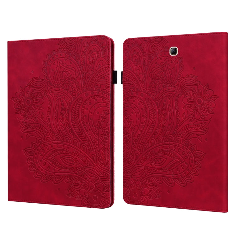 Custodia per tablet in pelle con motivo in rilievo pavone, For Samsung Galaxy Tab S5e, For Samsung Galaxy Tab A 9.7 T550 / T555