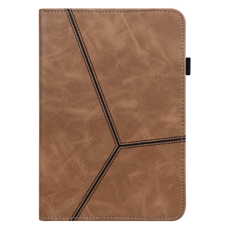Custodia per tablet in pelle goffrata a righe, For Lenovo Tab M8 4th Gen TB-300FU, For Lenovo Tab P11 Gen 2, For Lenovo Tab P11 Pro Gen 2
