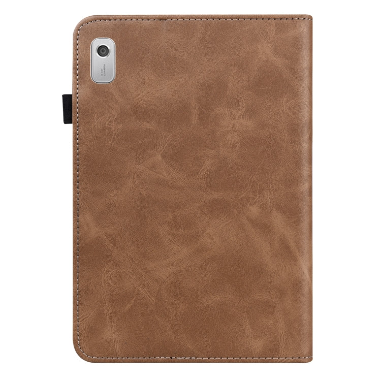 Custodia per tablet in pelle goffrata a righe, For Lenovo Tab M8 4th Gen TB-300FU, For Lenovo Tab P11 Gen 2, For Lenovo Tab P11 Pro Gen 2