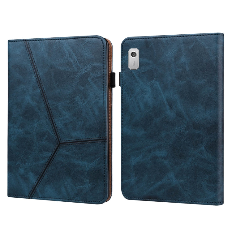Custodia per tablet in pelle goffrata a righe, For Lenovo Tab M8 4th Gen TB-300FU, For Lenovo Tab P11 Gen 2, For Lenovo Tab P11 Pro Gen 2