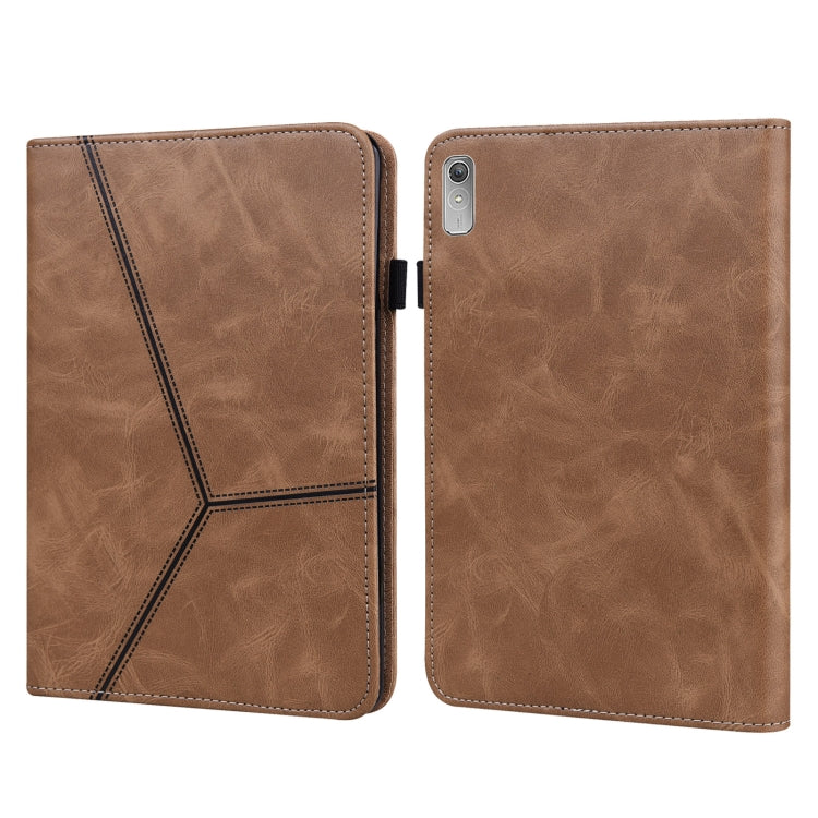 Custodia per tablet in pelle goffrata a righe, For Lenovo Tab M8 4th Gen TB-300FU, For Lenovo Tab P11 Gen 2, For Lenovo Tab P11 Pro Gen 2