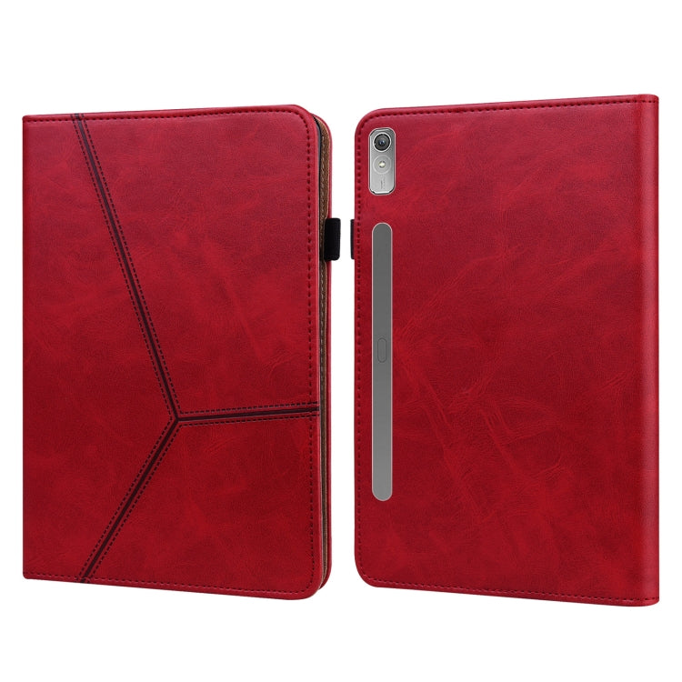 Custodia per tablet in pelle goffrata a righe, For Lenovo Tab M8 4th Gen TB-300FU, For Lenovo Tab P11 Gen 2, For Lenovo Tab P11 Pro Gen 2