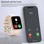 HT15 1,85 pollici Silicone Band IP67 Smart Watch impermeabile, supporto chiamate Bluetooth / monitoraggio del sonno