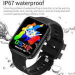 HT15 1,85 pollici Silicone Band IP67 Smart Watch impermeabile, supporto chiamate Bluetooth / monitoraggio del sonno