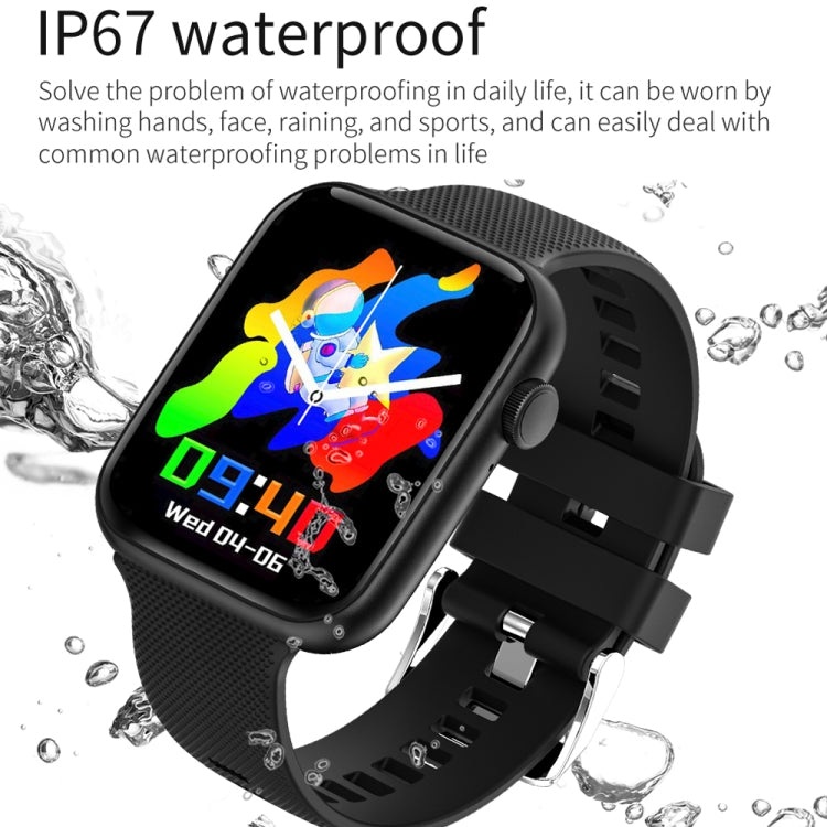 HT15 1,85 pollici Silicone Band IP67 Smart Watch impermeabile, supporto chiamate Bluetooth / monitoraggio del sonno
