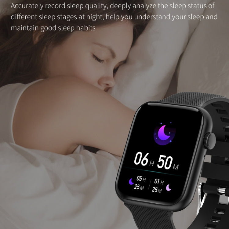 HT15 1,85 pollici Silicone Band IP67 Smart Watch impermeabile, supporto chiamate Bluetooth / monitoraggio del sonno