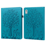 Custodia per tablet in pelle goffrata con motivo albero e cervo, For Lenovo Tab M8 4th Gen TB-300FU, For Lenovo Tab P11 Gen 2, For Lenovo Tab P11 Pro Gen 2, For Huawei MatePad SE 10.4 2022