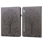 Custodia per tablet in pelle goffrata con motivo albero e cervo, For Lenovo Tab M8 4th Gen TB-300FU, For Lenovo Tab P11 Gen 2, For Lenovo Tab P11 Pro Gen 2, For Huawei MatePad SE 10.4 2022