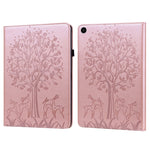 Custodia per tablet in pelle goffrata con motivo albero e cervo, For Lenovo Tab M8 4th Gen TB-300FU, For Lenovo Tab P11 Gen 2, For Lenovo Tab P11 Pro Gen 2, For Huawei MatePad SE 10.4 2022