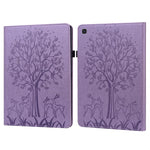 Custodia per tablet in pelle goffrata con motivo albero e cervo, For Samsung Galaxy Tab S5e, For Samsung Galaxy Tab A 9.7 T550 / T555
