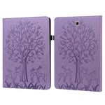 Custodia per tablet in pelle goffrata con motivo albero e cervo, For Samsung Galaxy Tab S5e, For Samsung Galaxy Tab A 9.7 T550 / T555