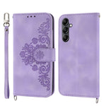 Custodia per telefono in pelle con portafoglio in rilievo con fiori al tatto, For Samsung Galaxy A34, For vivo Y15s 2021, For vivo Y77 5G, For vivo Y35 4G 2022