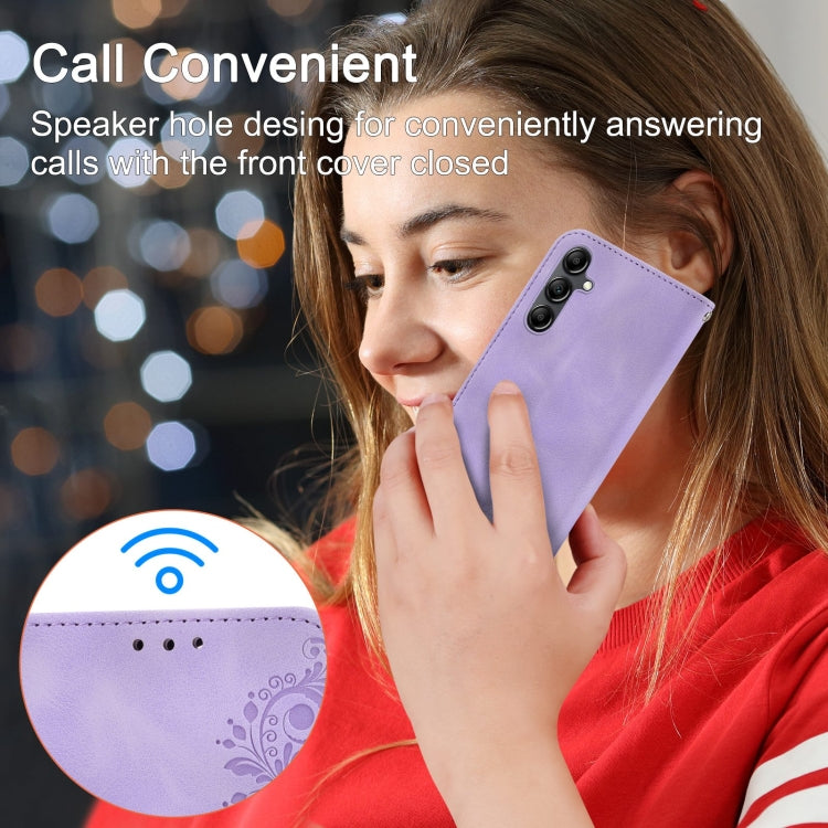 Custodia per telefono in pelle con portafoglio in rilievo con fiori al tatto, For Samsung Galaxy A34, For vivo Y15s 2021, For vivo Y77 5G, For vivo Y35 4G 2022