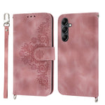 Custodia per telefono in pelle con portafoglio in rilievo con fiori al tatto, For Samsung Galaxy A34, For vivo Y15s 2021, For vivo Y77 5G, For vivo Y35 4G 2022