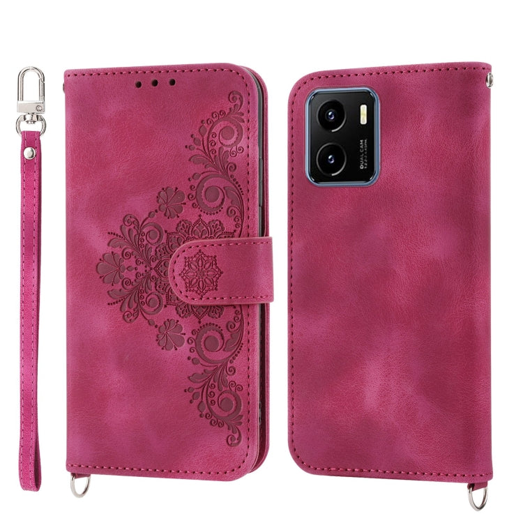 Custodia per telefono in pelle con portafoglio in rilievo con fiori al tatto, For Samsung Galaxy A34, For vivo Y15s 2021, For vivo Y77 5G, For vivo Y35 4G 2022
