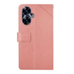 HT01 Cassa del telefono di cuoio di vibrazione del modello a forma di Y, For Realme C55, For Xiaomi Redmi Note 12 4G Global, For Honor X9a 5G / Magic5 Lite, For Honor X5 4G