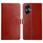 HT01 Cassa del telefono di cuoio di vibrazione del modello a forma di Y, For Realme C55, For Xiaomi Redmi Note 12 4G Global, For Honor X9a 5G / Magic5 Lite, For Honor X5 4G