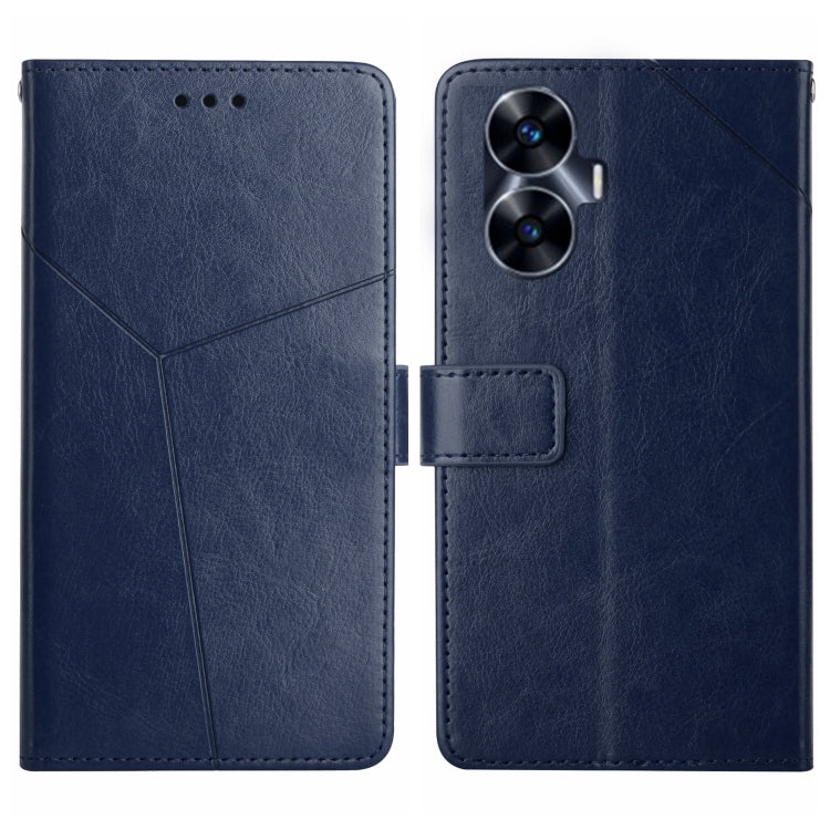 HT01 Cassa del telefono di cuoio di vibrazione del modello a forma di Y, For Realme C55, For Xiaomi Redmi Note 12 4G Global, For Honor X9a 5G / Magic5 Lite, For Honor X5 4G