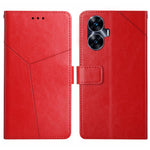 HT01 Cassa del telefono di cuoio di vibrazione del modello a forma di Y, For Realme C55, For Xiaomi Redmi Note 12 4G Global, For Honor X9a 5G / Magic5 Lite, For Honor X5 4G