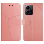 HT01 Cassa del telefono di cuoio di vibrazione del modello a forma di Y, For Realme C55, For Xiaomi Redmi Note 12 4G Global, For Honor X9a 5G / Magic5 Lite, For Honor X5 4G
