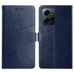 HT01 Cassa del telefono di cuoio di vibrazione del modello a forma di Y, For Realme C55, For Xiaomi Redmi Note 12 4G Global, For Honor X9a 5G / Magic5 Lite, For Honor X5 4G