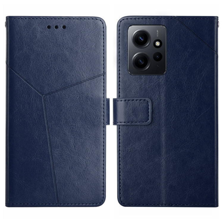 HT01 Cassa del telefono di cuoio di vibrazione del modello a forma di Y, For Realme C55, For Xiaomi Redmi Note 12 4G Global, For Honor X9a 5G / Magic5 Lite, For Honor X5 4G