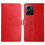 HT01 Cassa del telefono di cuoio di vibrazione del modello a forma di Y, For Realme C55, For Xiaomi Redmi Note 12 4G Global, For Honor X9a 5G / Magic5 Lite, For Honor X5 4G