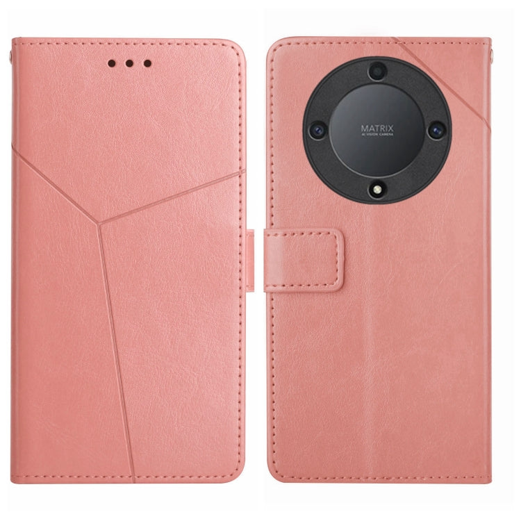 HT01 Cassa del telefono di cuoio di vibrazione del modello a forma di Y, For Realme C55, For Xiaomi Redmi Note 12 4G Global, For Honor X9a 5G / Magic5 Lite, For Honor X5 4G