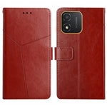 HT01 Cassa del telefono di cuoio di vibrazione del modello a forma di Y, For Realme C55, For Xiaomi Redmi Note 12 4G Global, For Honor X9a 5G / Magic5 Lite, For Honor X5 4G