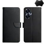 Custodia per telefono flip in vera pelle a prova di impronte digitali, For Realme C55, For Xiaomi Redmi Note 12 4G Global, For Honor X9a 5G / Magic5 Lite, For Honor X5 4G