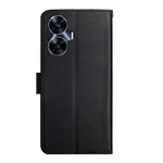Custodia per telefono flip in vera pelle a prova di impronte digitali, For Realme C55, For Xiaomi Redmi Note 12 4G Global, For Honor X9a 5G / Magic5 Lite, For Honor X5 4G