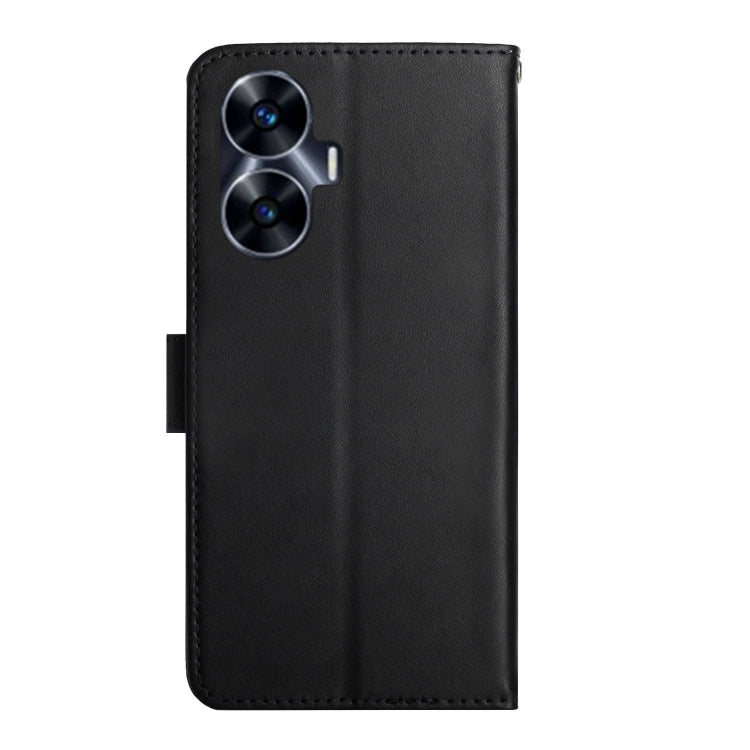 Custodia per telefono flip in vera pelle a prova di impronte digitali, For Realme C55, For Xiaomi Redmi Note 12 4G Global, For Honor X9a 5G / Magic5 Lite, For Honor X5 4G