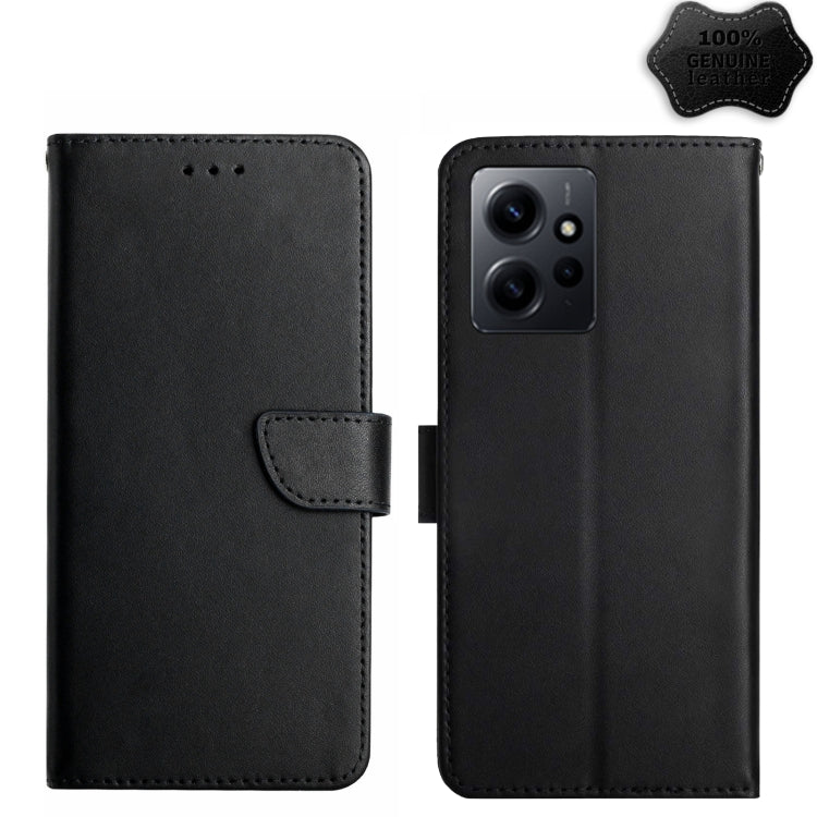 Custodia per telefono flip in vera pelle a prova di impronte digitali, For Realme C55, For Xiaomi Redmi Note 12 4G Global, For Honor X9a 5G / Magic5 Lite, For Honor X5 4G