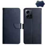 Custodia per telefono flip in vera pelle a prova di impronte digitali, For Realme C55, For Xiaomi Redmi Note 12 4G Global, For Honor X9a 5G / Magic5 Lite, For Honor X5 4G
