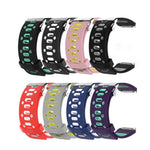 Per cinturino da polso di ricambio in silicone bicolore Fitbit Blaze con fibbia