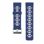 Per cinturino da polso di ricambio in silicone bicolore Fitbit Blaze con fibbia