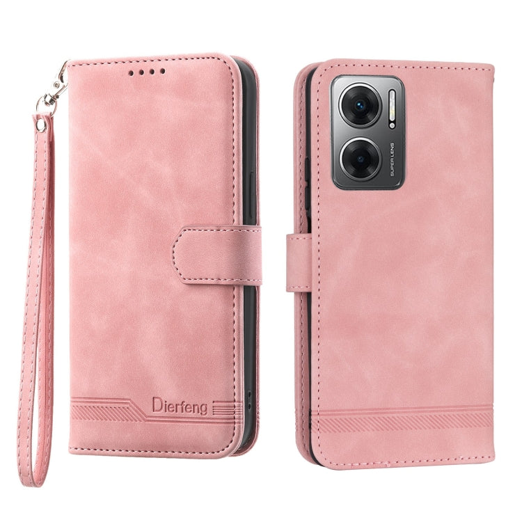 Custodia per cellulare in pelle Dierfeng Dream Line, For Xiaomi Redmi 10 5G, For Xiaomi Redmi Note 10, For Xiaomi Redmi Note 10 Pro, For Xiaomi Poco M4 Pro 4G