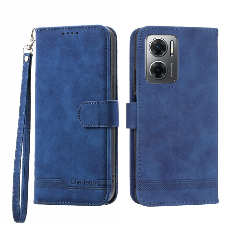 Custodia per cellulare in pelle Dierfeng Dream Line, For Xiaomi Redmi 10 5G, For Xiaomi Redmi Note 10, For Xiaomi Redmi Note 10 Pro, For Xiaomi Poco M4 Pro 4G