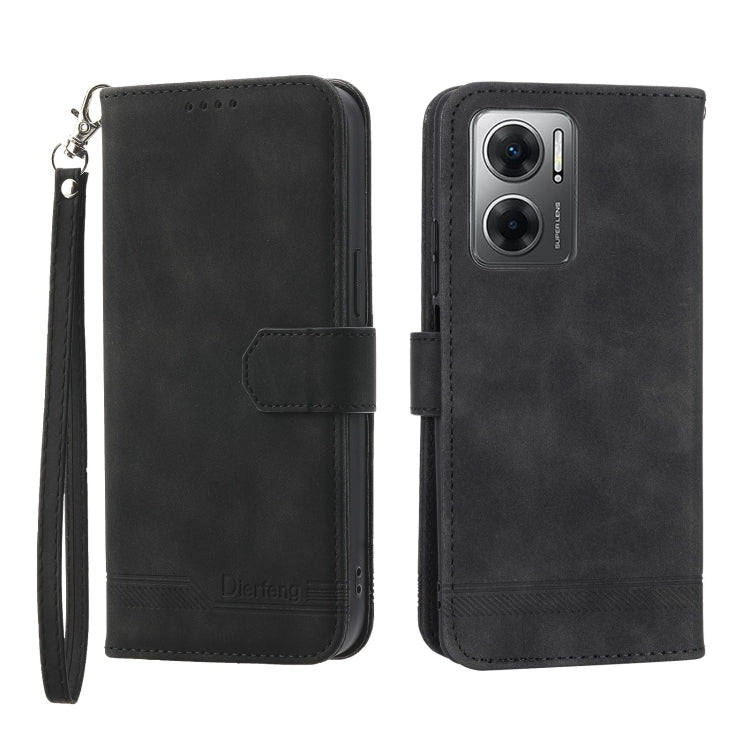 Custodia per cellulare in pelle Dierfeng Dream Line, For Xiaomi Redmi 10 5G, For Xiaomi Redmi Note 10, For Xiaomi Redmi Note 10 Pro, For Xiaomi Poco M4 Pro 4G