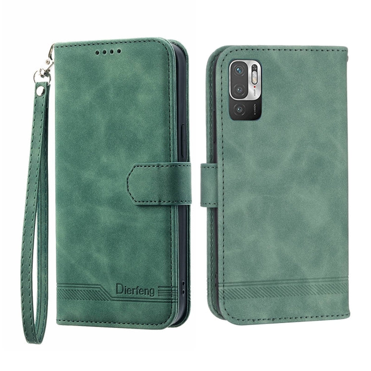 Custodia per cellulare in pelle Dierfeng Dream Line, For Xiaomi Redmi 10 5G, For Xiaomi Redmi Note 10, For Xiaomi Redmi Note 10 Pro, For Xiaomi Poco M4 Pro 4G
