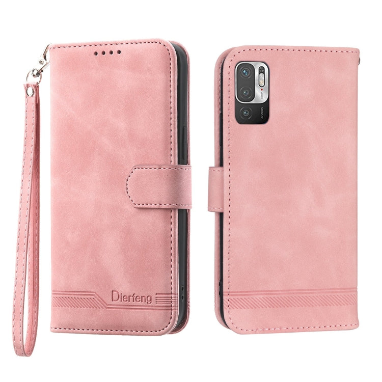 Custodia per cellulare in pelle Dierfeng Dream Line, For Xiaomi Redmi 10 5G, For Xiaomi Redmi Note 10, For Xiaomi Redmi Note 10 Pro, For Xiaomi Poco M4 Pro 4G