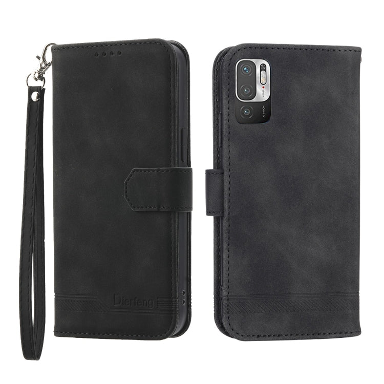 Custodia per cellulare in pelle Dierfeng Dream Line, For Xiaomi Redmi 10 5G, For Xiaomi Redmi Note 10, For Xiaomi Redmi Note 10 Pro, For Xiaomi Poco M4 Pro 4G