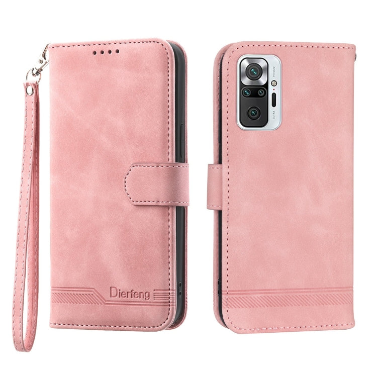 Custodia per cellulare in pelle Dierfeng Dream Line, For Xiaomi Redmi 10 5G, For Xiaomi Redmi Note 10, For Xiaomi Redmi Note 10 Pro, For Xiaomi Poco M4 Pro 4G