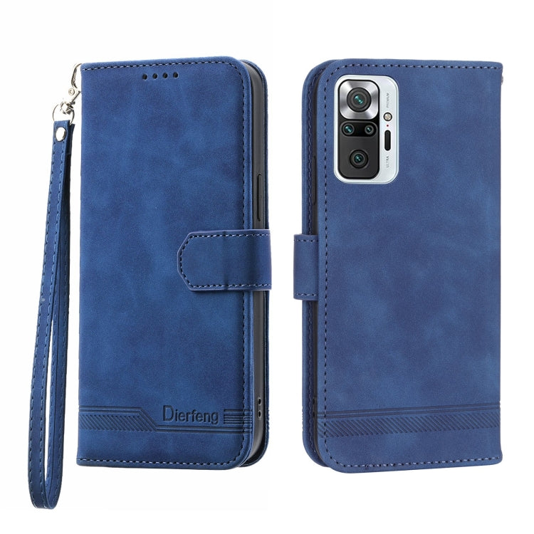 Custodia per cellulare in pelle Dierfeng Dream Line, For Xiaomi Redmi 10 5G, For Xiaomi Redmi Note 10, For Xiaomi Redmi Note 10 Pro, For Xiaomi Poco M4 Pro 4G